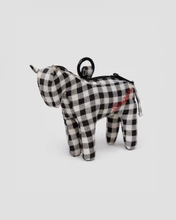 Baggu Horse Charm - Black & White Gingham Sale