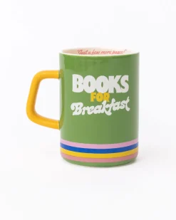 ban.do Hot Stuff Big Ceramic Mug - Books for Breakfast New