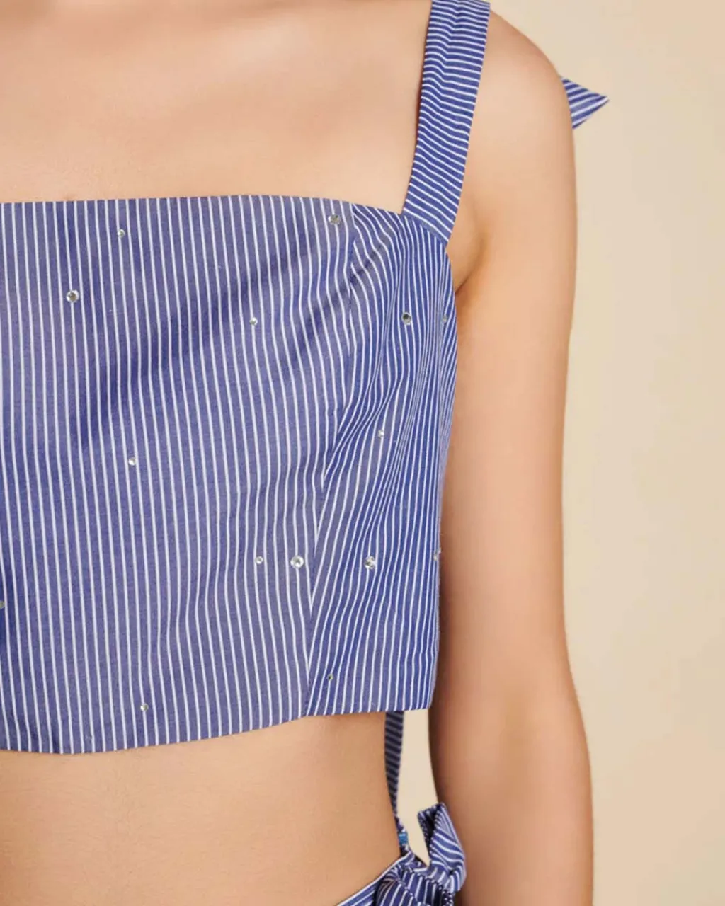 Sister Jane Ivy Stripe Crop Top Outlet