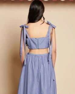 Sister Jane Ivy Stripe Crop Top Outlet
