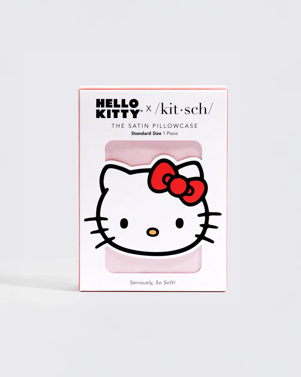 Kitsch x Hello Kitty Satin Pillowcase - Pink Hello Kitty Face Best