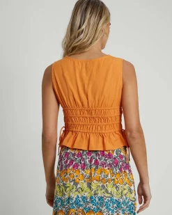 Native Youth Lace Linen Blend Cami Online