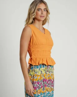 Native Youth Lace Linen Blend Cami Online