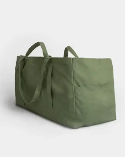 OMOM Large Cloth Crate Tote Bag - Green Sale