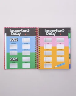 ban.do Large 17-Month Academic Planner - Ivory Floral Online