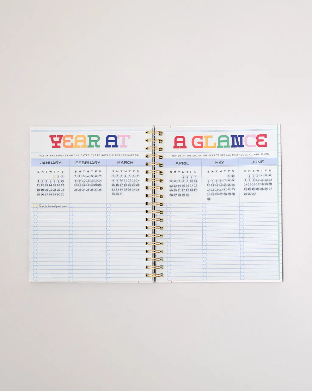 ban.do Large 12-Month Annual Planner - Ready for Anything New