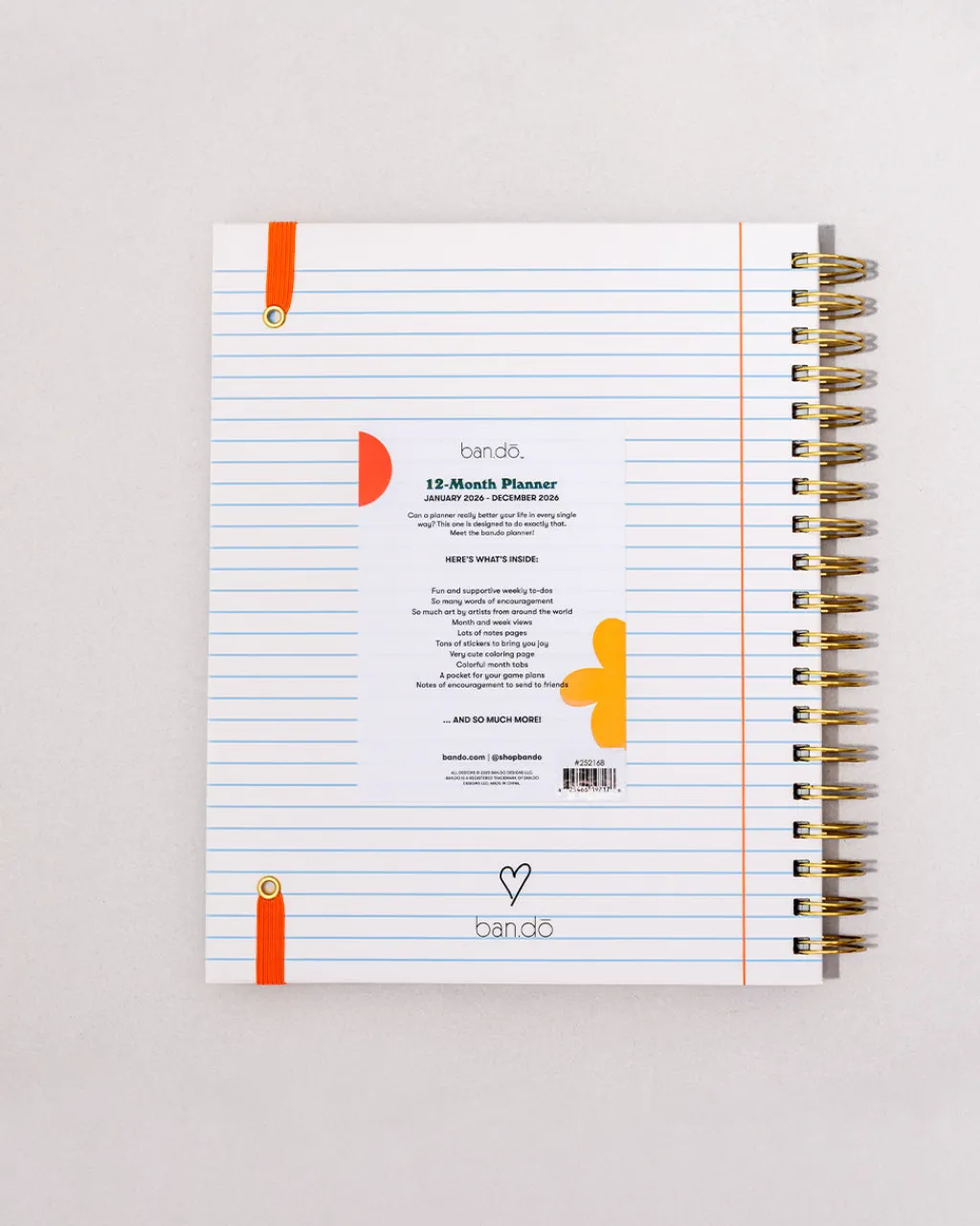 ban.do Large 12-Month Annual Planner - Ready for Anything New