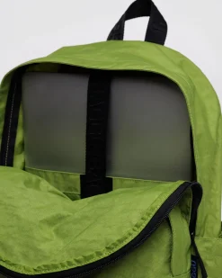 Baggu Large Nylon Backpack - Green Juice Hot