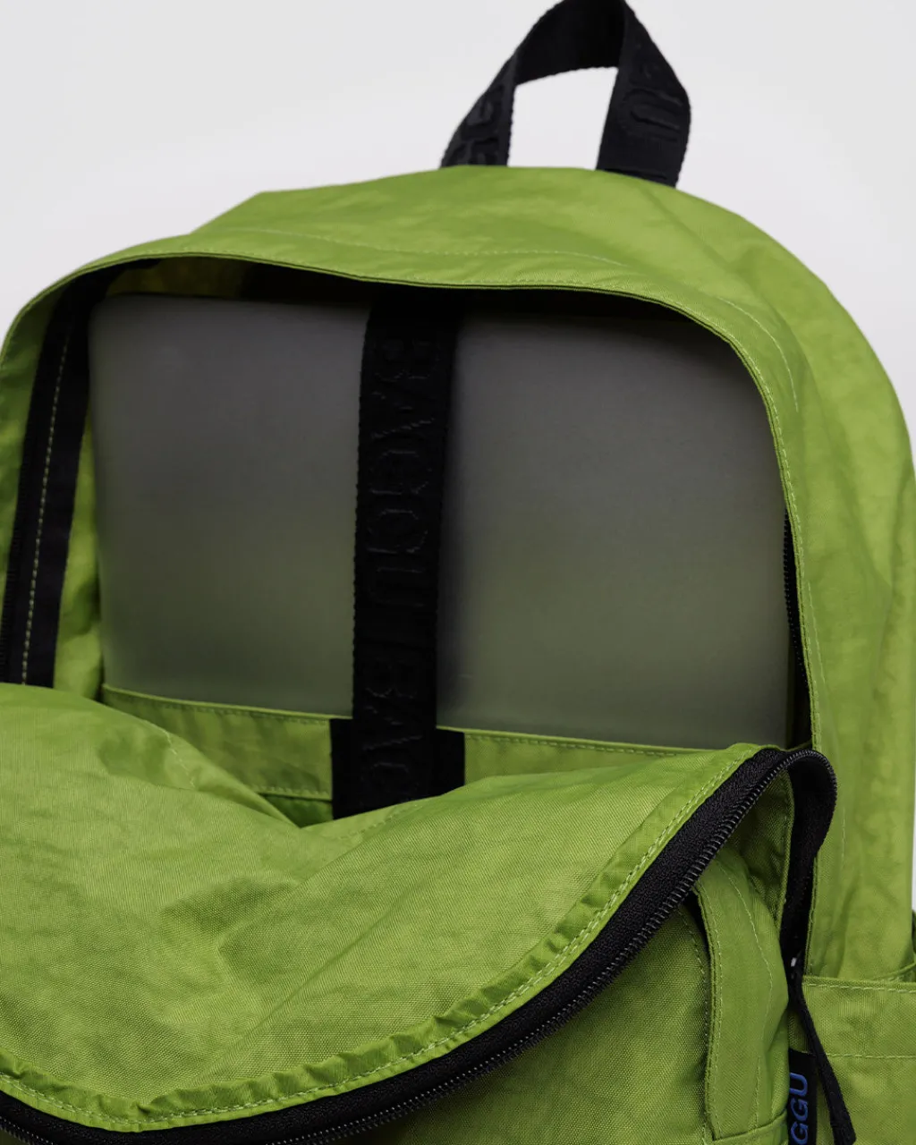 Baggu Large Nylon Backpack - Green Juice Hot