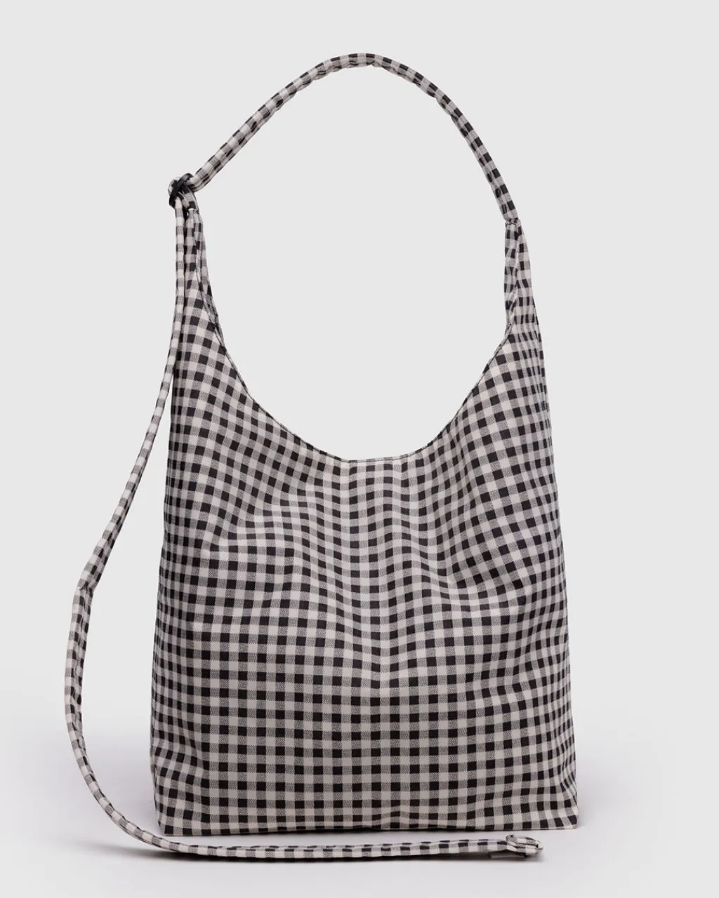 Baggu Large Nylon Sling - Black & White Gingham Sale