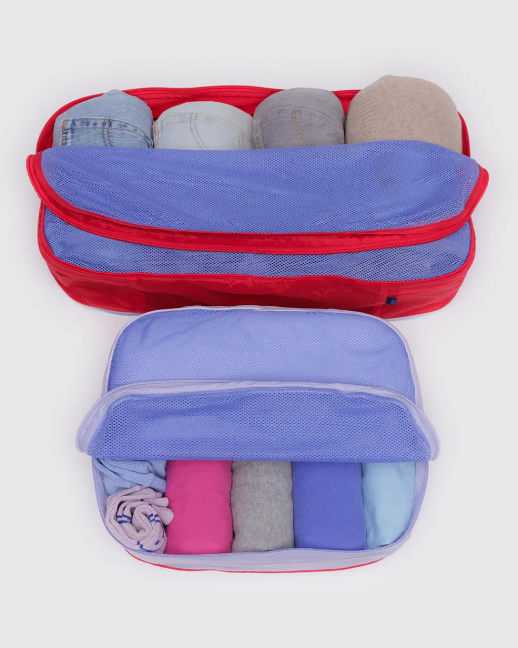 Baggu Large Packing Cube Set - Mesh Berry Mix Discount