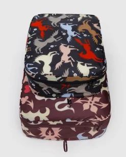 Baggu Large Packing Cube Set - Western Cut-Outs Clearance