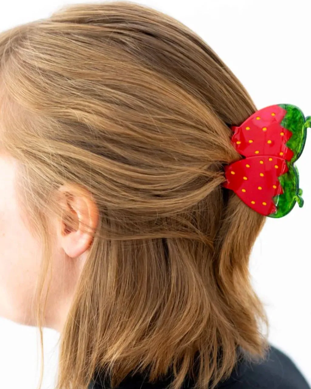 Jenny Lemons Large Red Hair Claw Strawberry Best