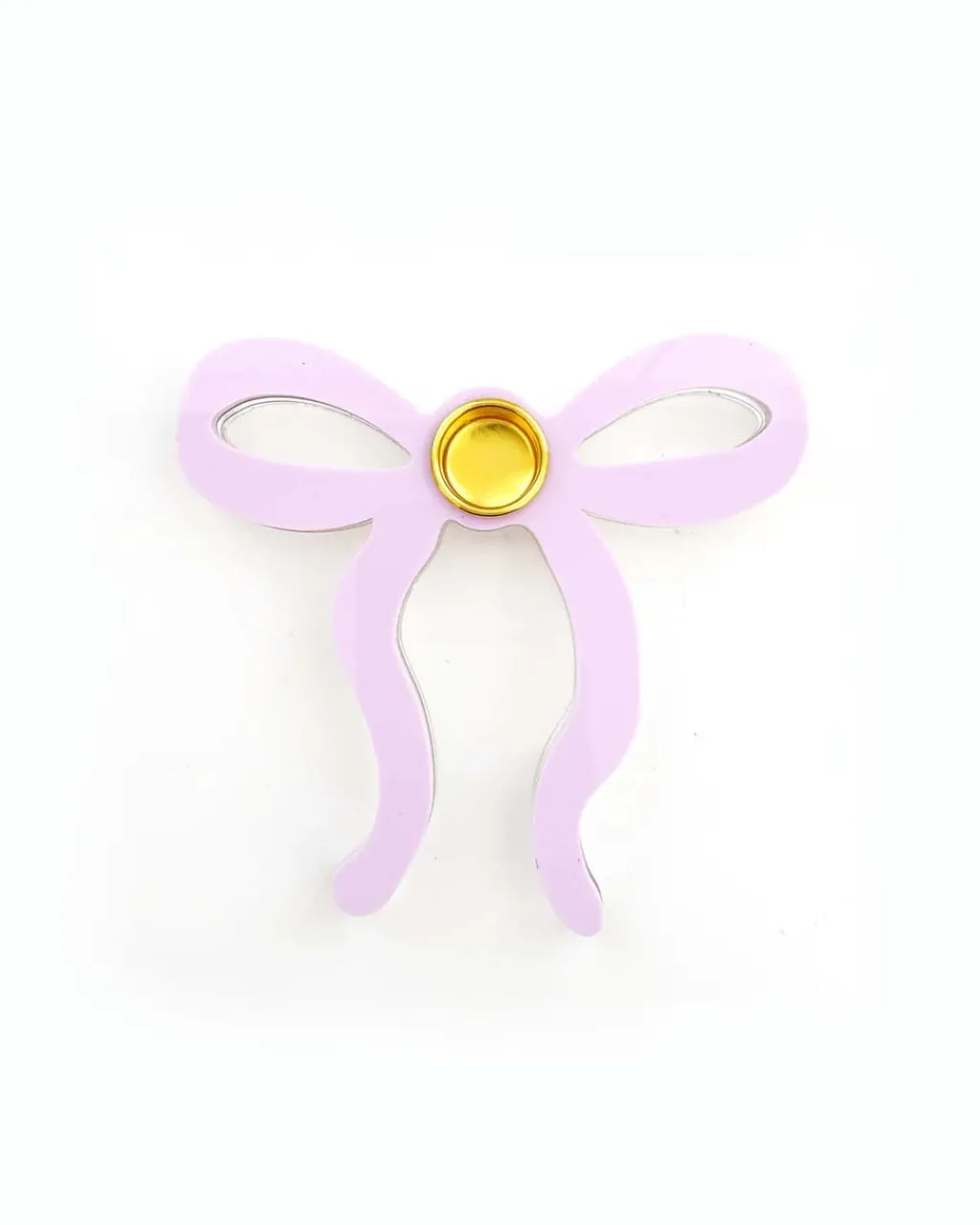 Kailo Chic Lavender Thin Bow Acrylic Candle Holder Outlet