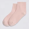 Vans Lettuce Have It Half Crew Socks - Sepia Rose Hot