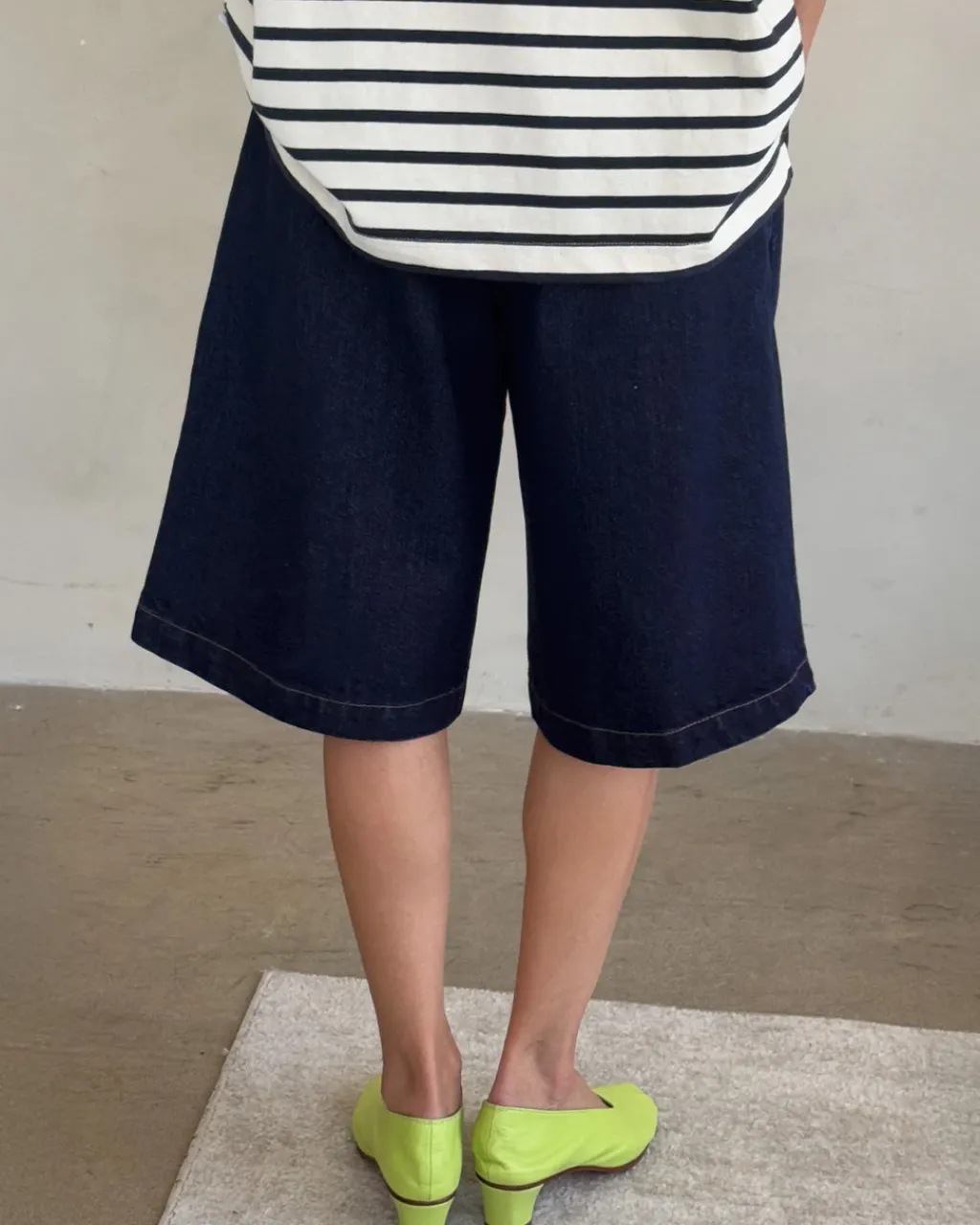 Le Bon Shoppe Liam Bermuda Shorts - Raw Denim