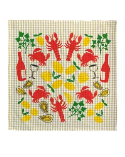 Julie Peach Tea Towel Lobster Boil Sale
