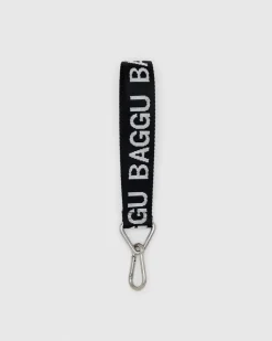 Baggu Logo Keychain - Black and White Clearance