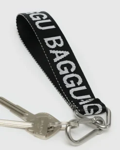 Baggu Logo Keychain - Black and White Clearance