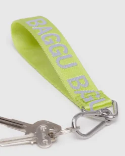 Baggu Logo Keychain - Citron Hot