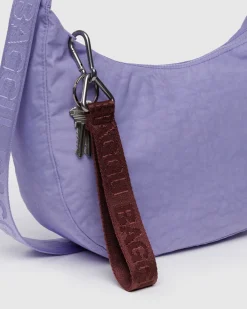 Baggu Logo Keychain - Mahogany Discount