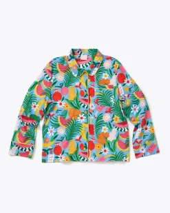 ban.do Long Sleeve Leisure Shirt - blue tutti frutti Sale