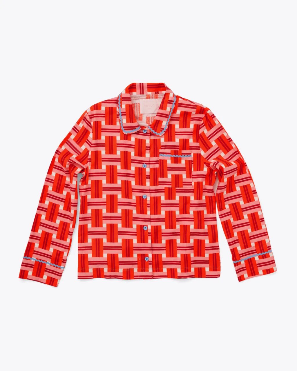 ban.do Long Sleeve Leisure Shirt - basket plaid Clearance