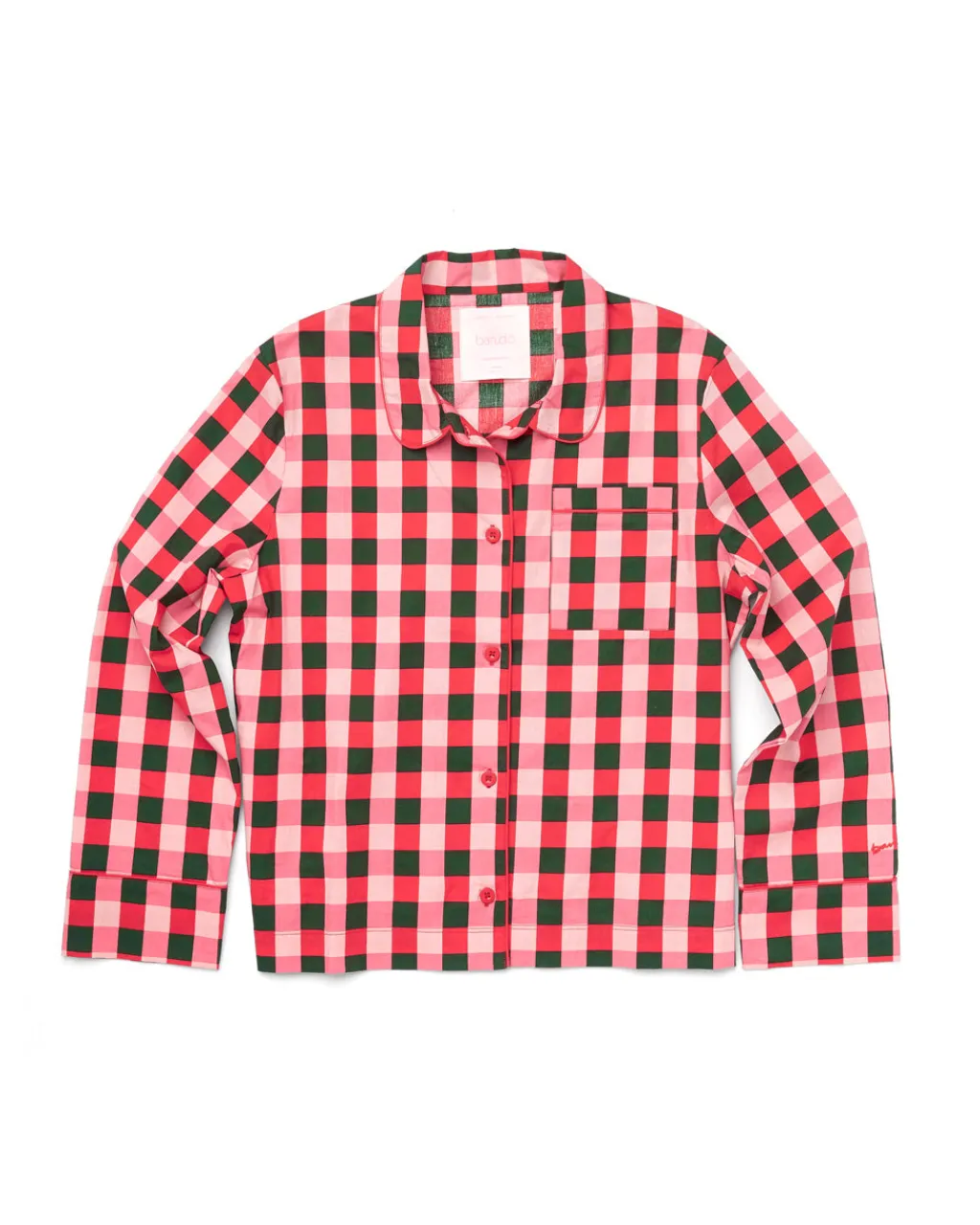 ban.do Long Sleeve Leisure Shirt - buffalo plaid