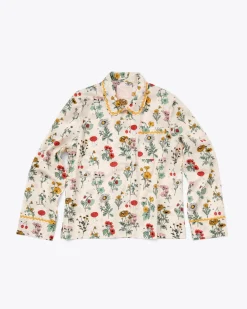 ban.do Long Sleeve Leisure Shirt - botanical Hot