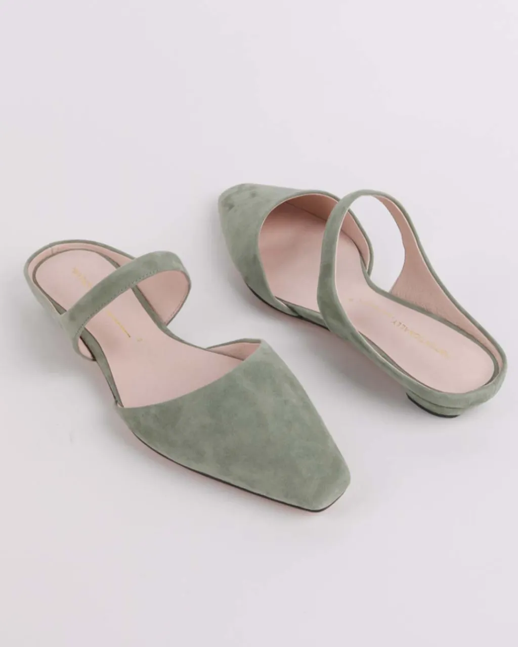 Intentionally Blank Lourdes Slide On Mule - Sage Best