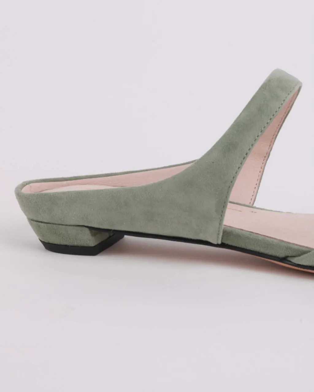 Intentionally Blank Lourdes Slide On Mule - Sage Best