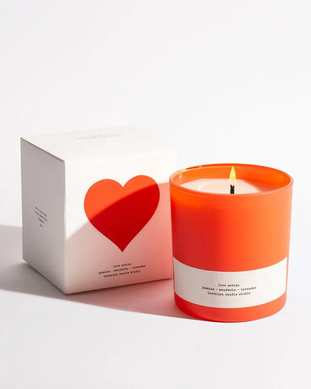 Brooklyn Candle Studio Love Potion Red Glass Candle Clearance