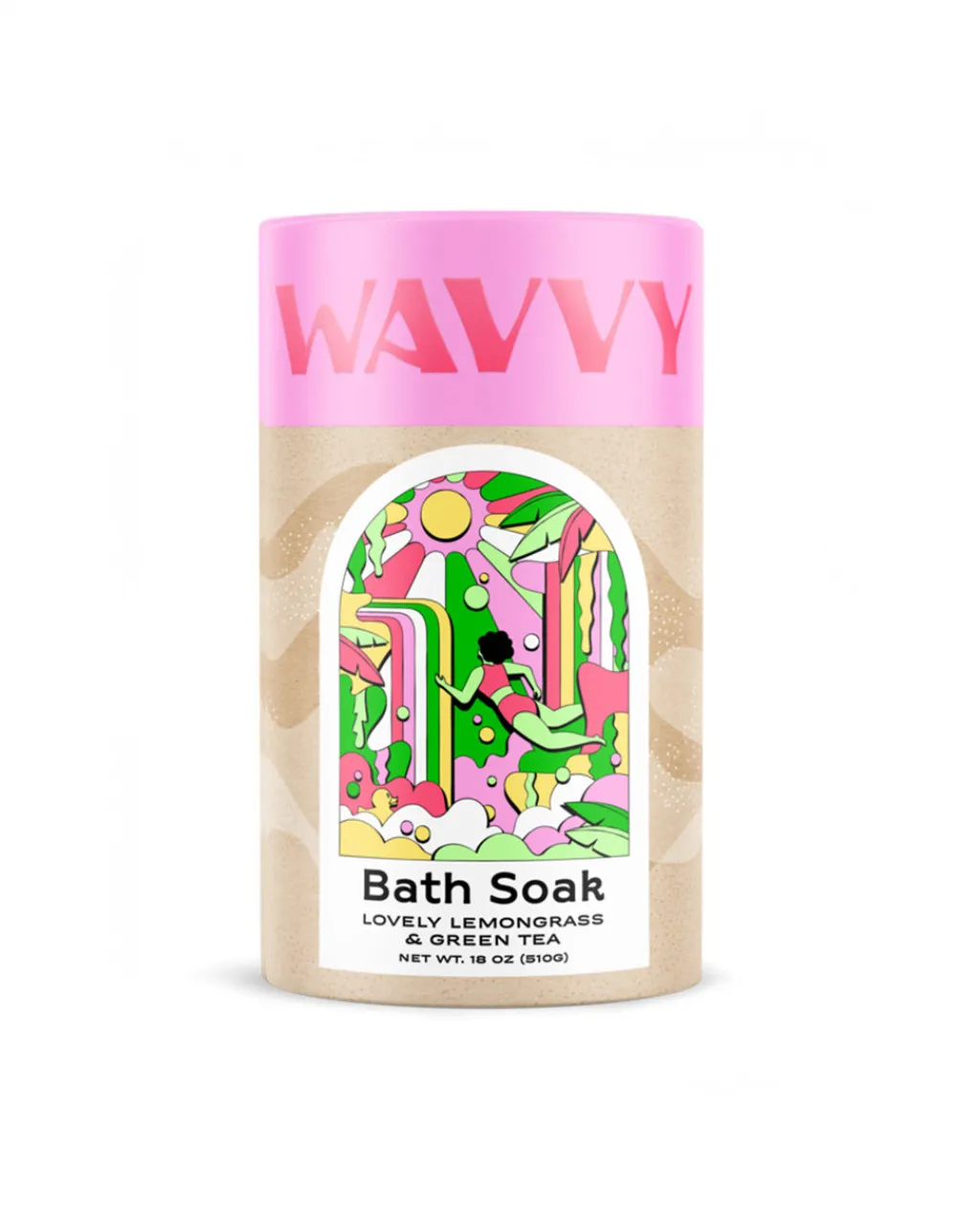 Wavvy Bath Soak Lovely Lemongrass & Green Tea Clearance