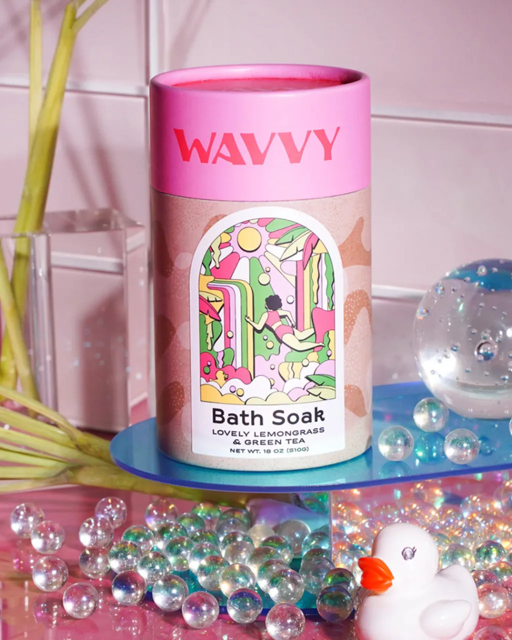 Wavvy Bath Soak Lovely Lemongrass & Green Tea Clearance