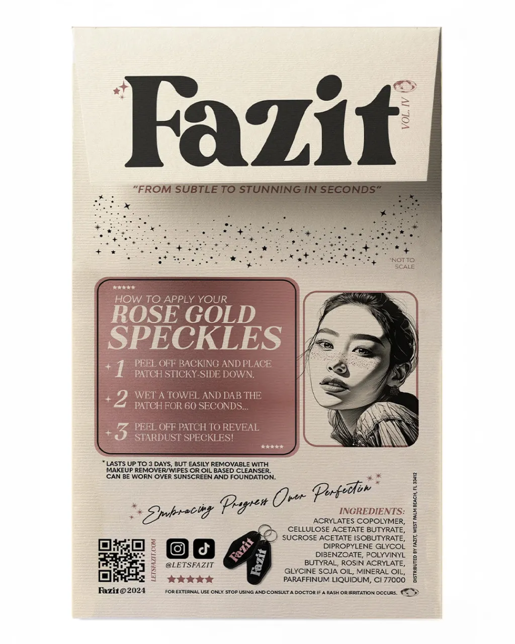 Fazit Makeup Patches - Rose Gold Stardust Speckles Online