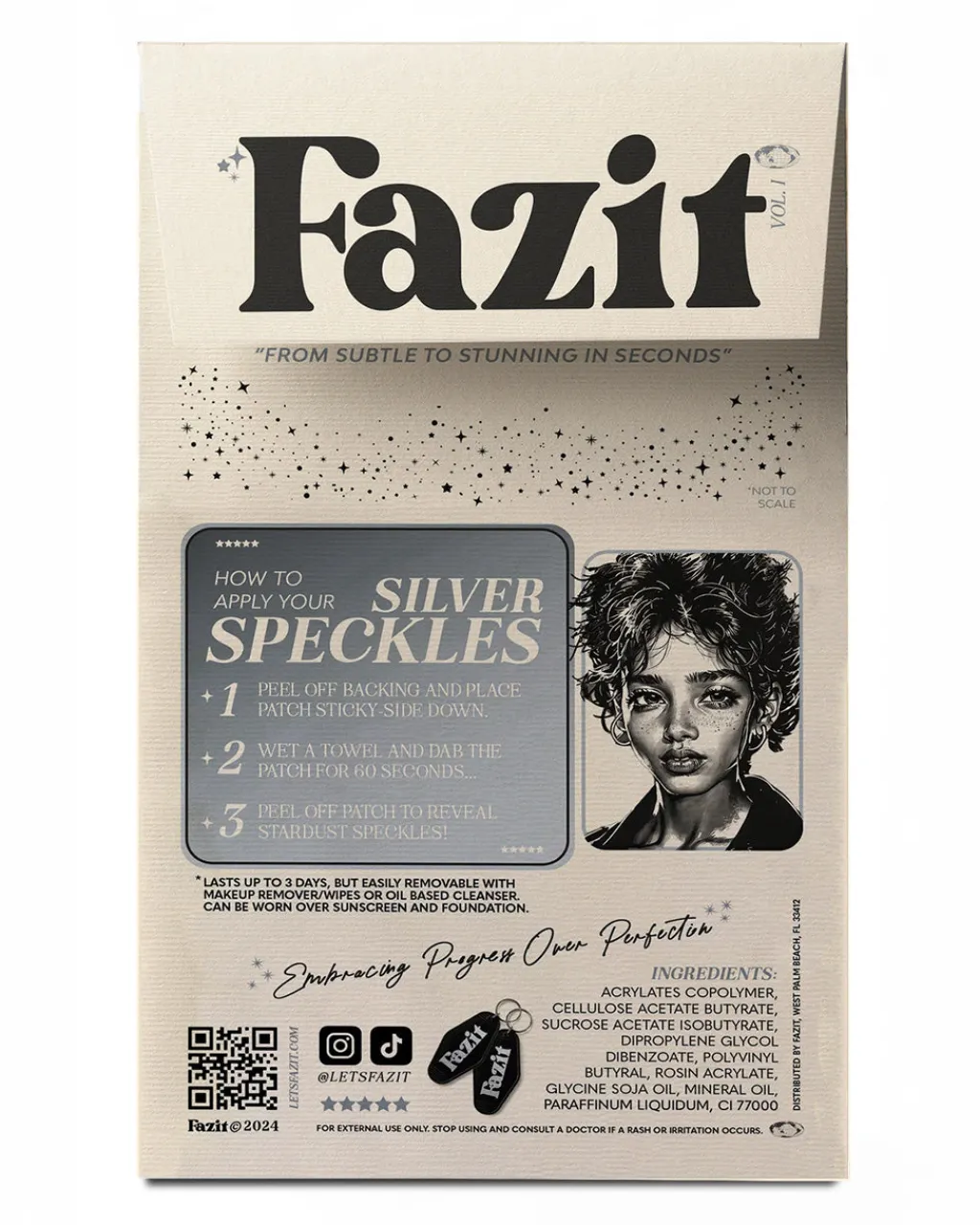 Fazit Makeup Patches - Silver Stardust Speckles Best