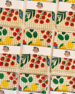 Julie Peach Tea Towel Mangia! Online