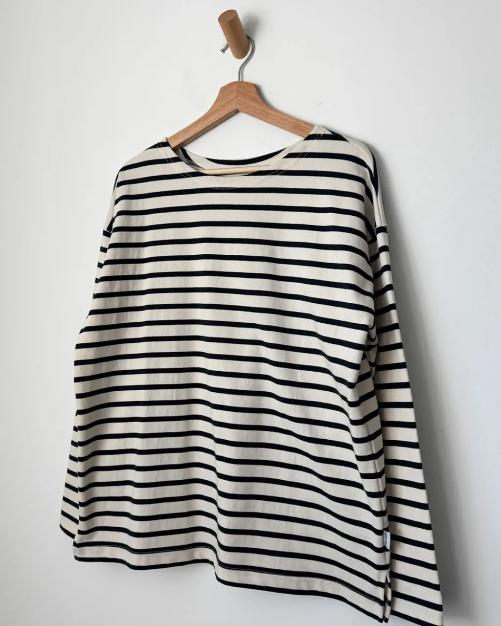 Le Bon Shoppe Marseille Boat Neck Top - Navy Stripe Outlet
