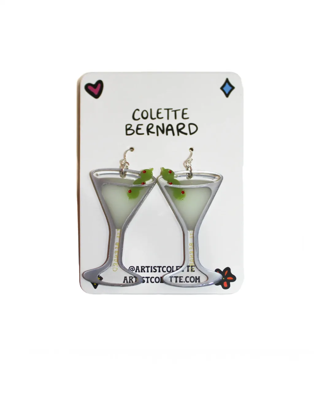 Colette Bernard Martini Earrings Hot