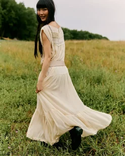 Free People Meadows Edge Maxi Dress - Tea Hot