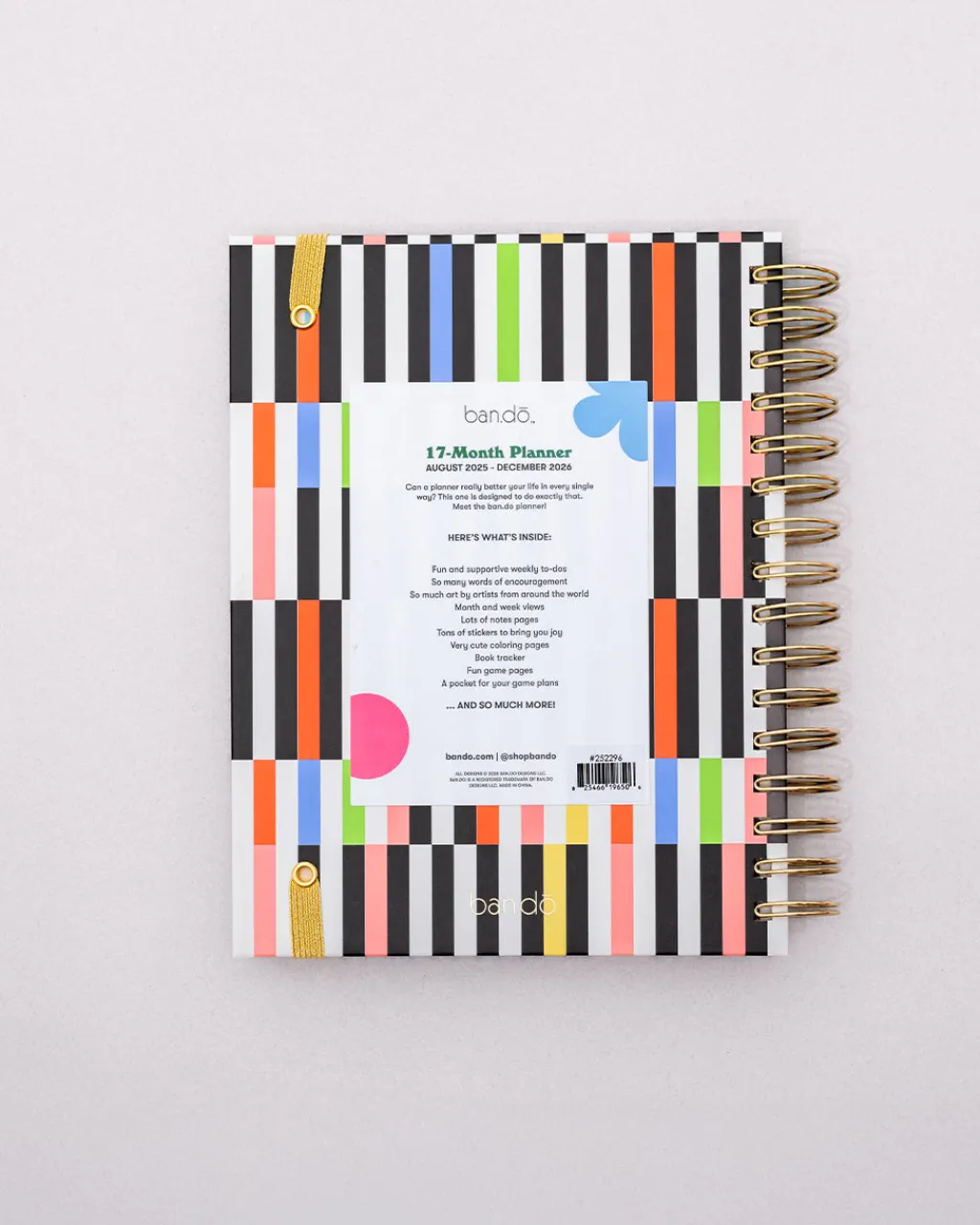 ban.do Medium 17-Month Academic Planner - Mid Century Sale