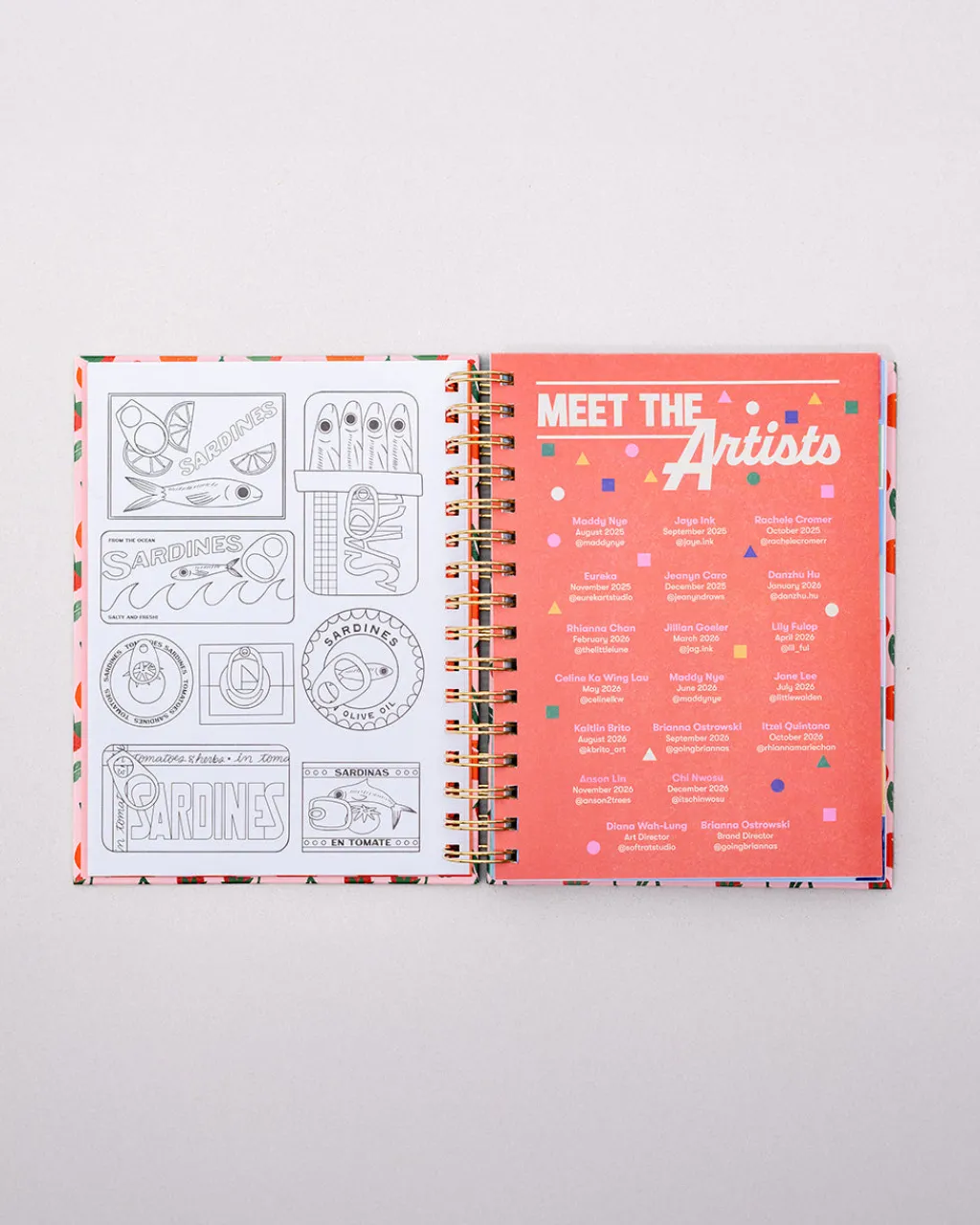 ban.do Medium 17-Month Academic Planner - Mid Century Sale