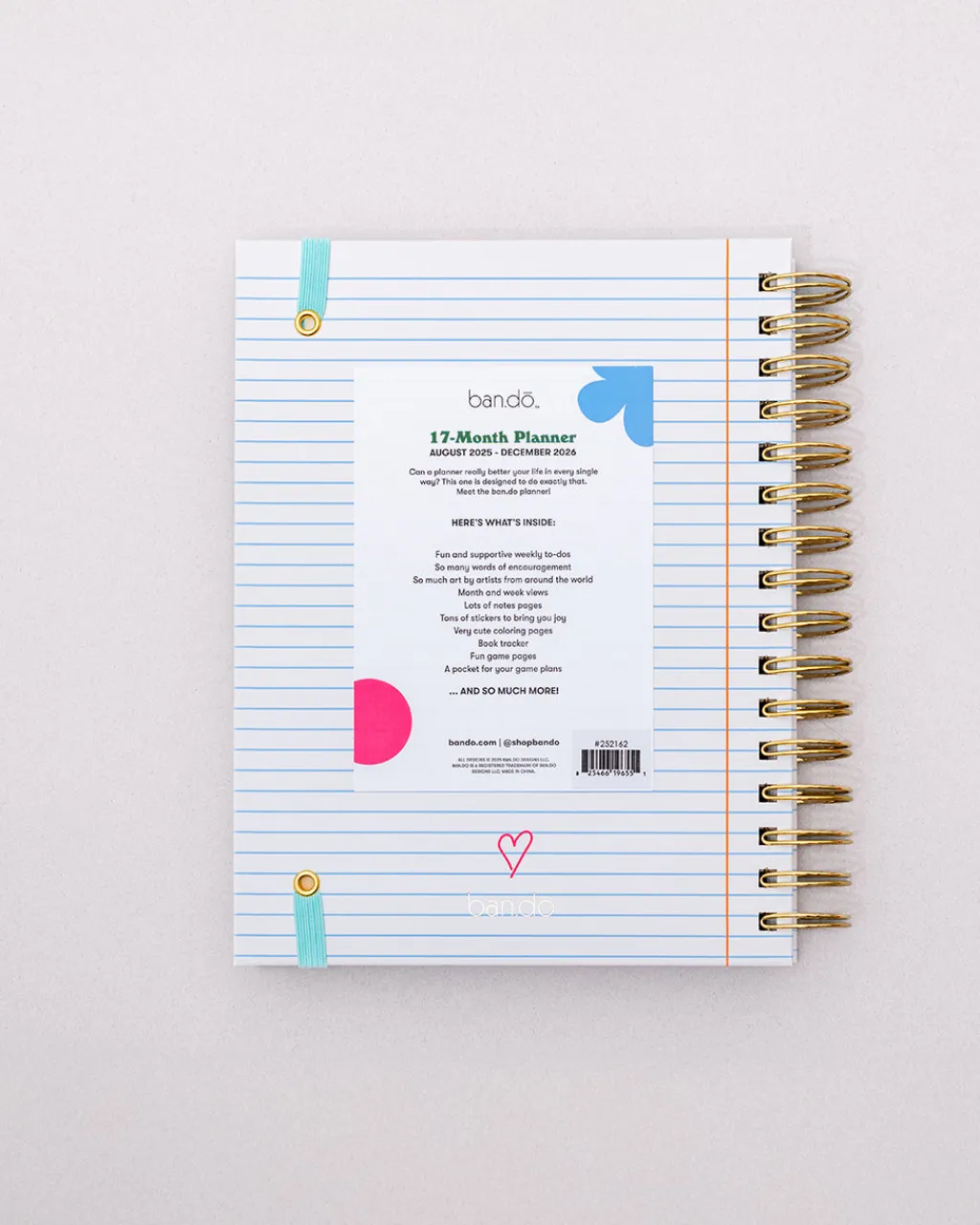 ban.do Medium 17-Month Academic Planner - Infinite Potential Online