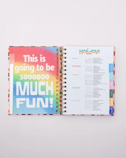 ban.do Medium 17-Month Academic Planner - Blue Floral Online