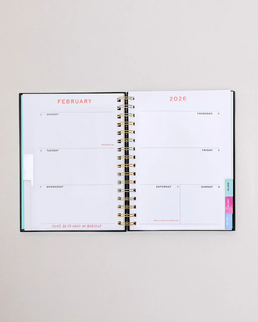 ban.do Medium 12-Month Annual Planner - Green Plaid Online