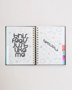 ban.do Medium 12-Month Annual Planner - Green Plaid Online