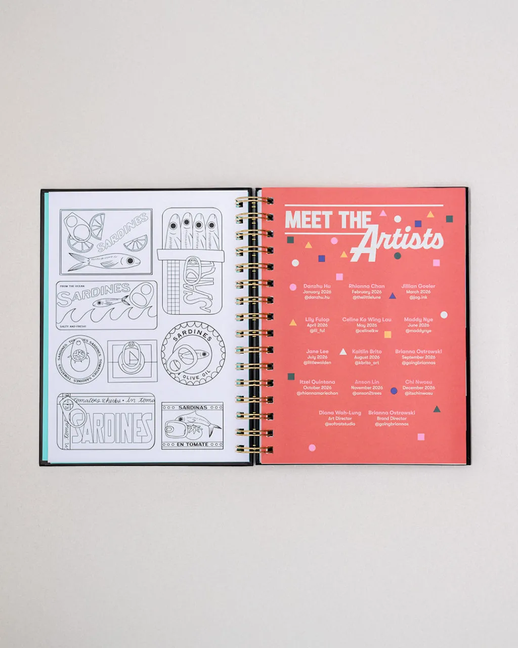 ban.do Medium 12-Month Annual Planner - A Joy to Be Around Outlet