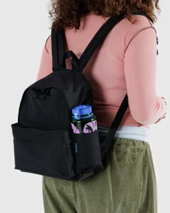 Baggu Medium Nylon Backpack - Black Best