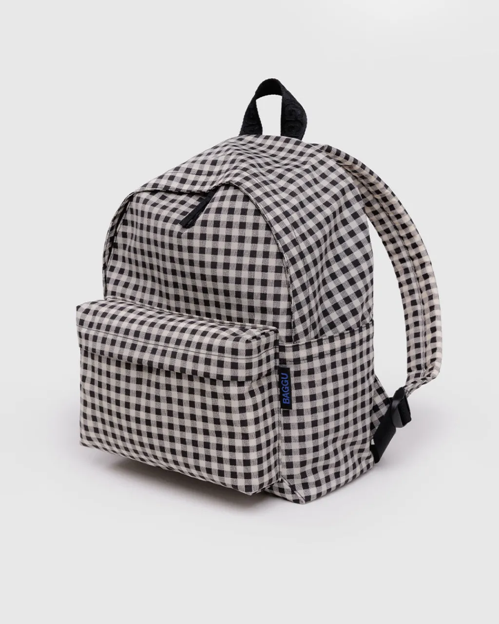 Baggu Medium Nylon Backpack - Black & White Gingham Discount
