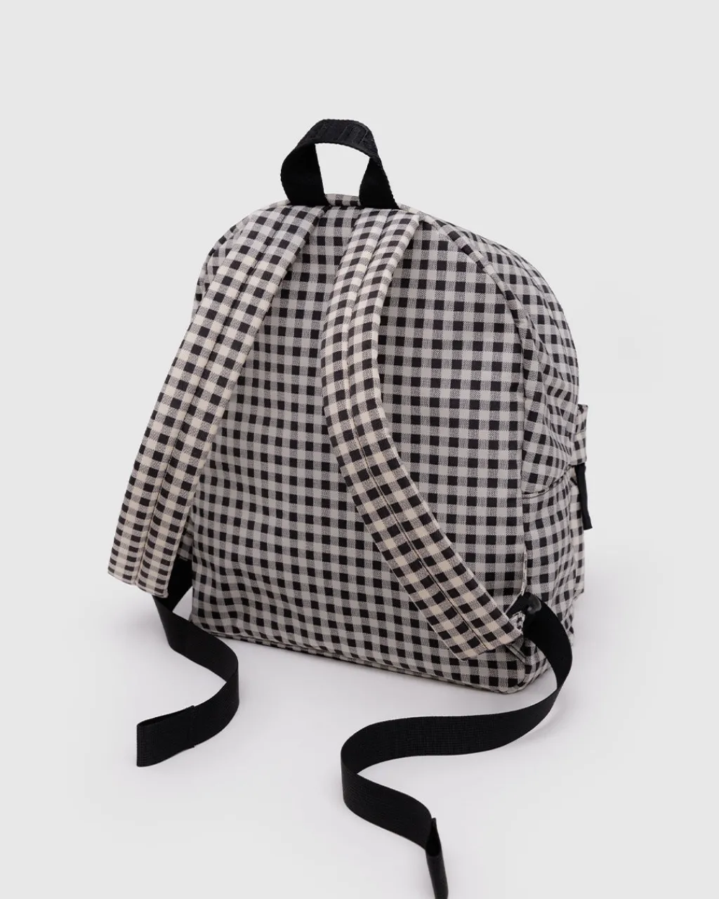Baggu Medium Nylon Backpack - Black & White Gingham Discount